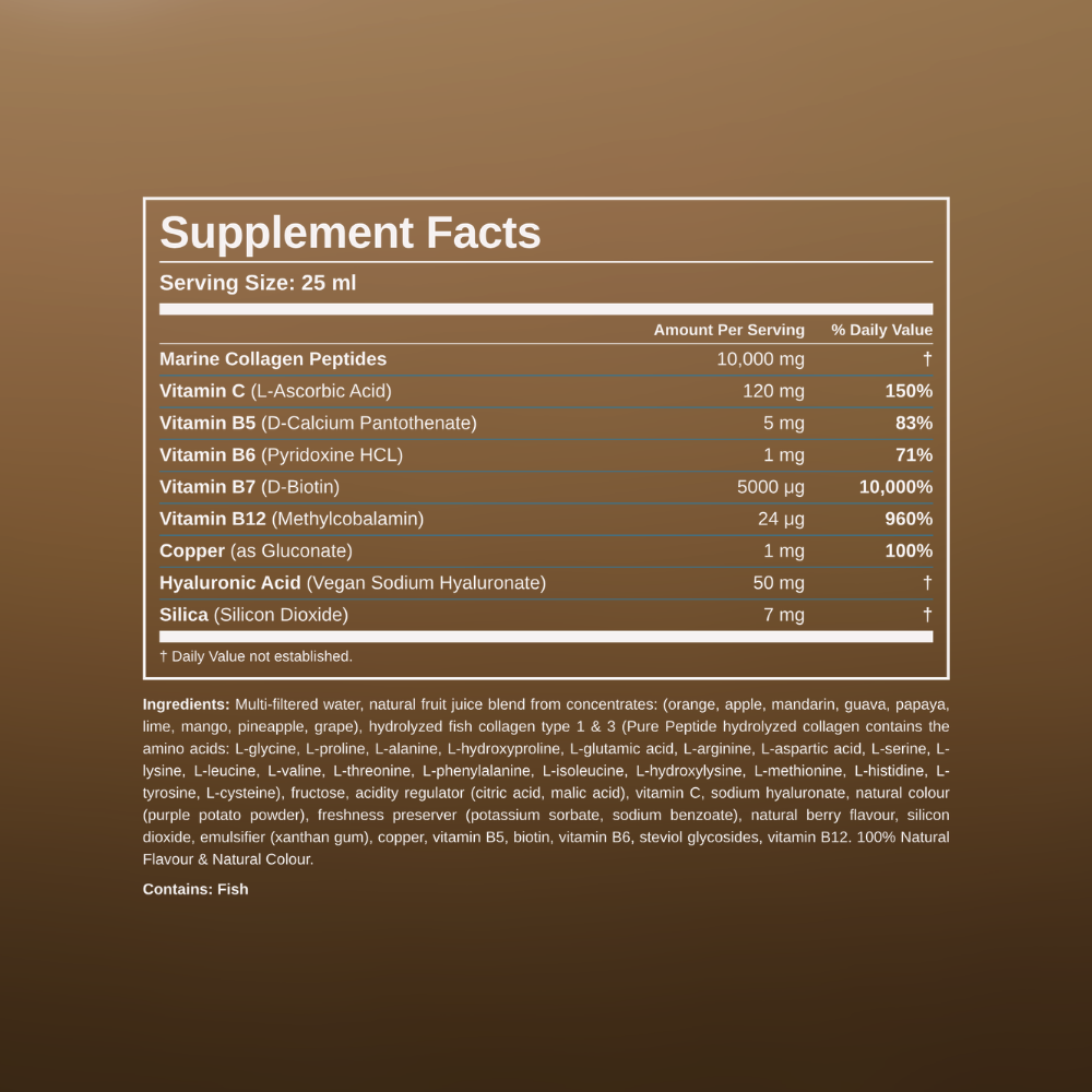 Nutrition label